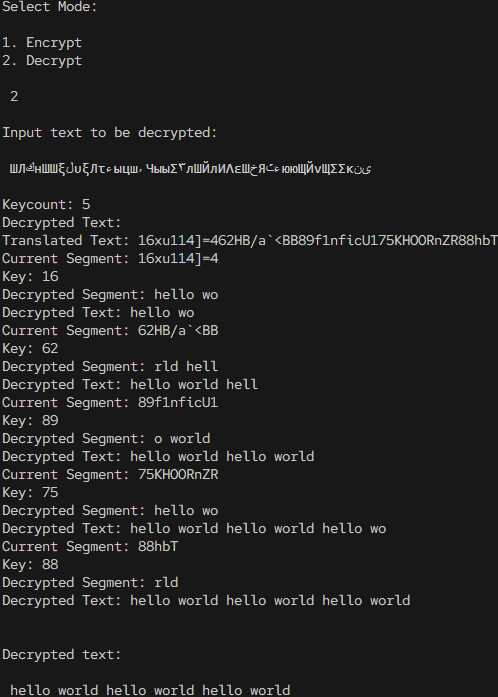 Decryption